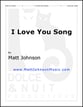 I Love You Song Vocal Solo & Collections sheet music cover
